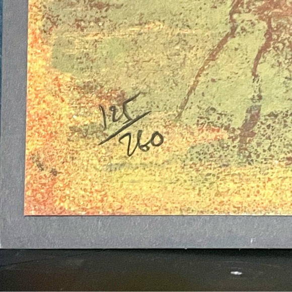 Artist Lebadang Signed Ltd Ed Lithograph Landscape of Vietnam Num. 125/260 - Picture 8 of 10